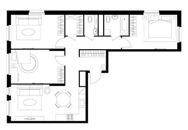 Продажа 3-комн. квартиры, 85,4 м² в ЖК «Первый Московский», улица Бианки, 1, Московский, Москва, Россия #2 Продажа 3-комн. квартиры, 85,4 м² в ЖК «Первый Московский», улица Бианки, 1, Московский, Москва, Россия #2