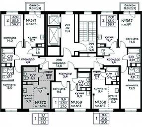 Apartment Sale, 22.1平方米 at Tsvetochnye Poliany, kvartal № 23, Filimonkovskoye Municipal Formation, Moscow, Russia #3