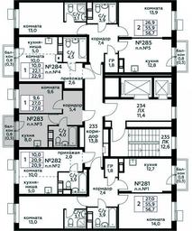Apartment Sale, 27.8 sq. m. at Tsvetochnye Poliany, kvartal № 23, Filimonkovskoye Municipal Formation, Moscow, Russia #2 Apartment Sale, 27.8 sq. m. at Tsvetochnye Poliany, kvartal № 23, Filimonkovskoye Municipal Formation, Moscow, Russia #2