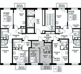 Apartment Sale, 27.8 sq. m. at Tsvetochnye Poliany, kvartal № 23, Filimonkovskoye Municipal Formation, Moscow, Russia #4