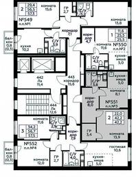 1-BD Apartment Sale, 42.2平方米 at Tsvetochnye Poliany, kvartal № 23, Filimonkovskoye Municipal Formation, Moscow, Russia #3 1-BD Apartment Sale, 42.2平方米 at Tsvetochnye Poliany, kvartal № 23, Filimonkovskoye Municipal Formation, Moscow, Russia #3