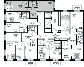Apartment Sale, 40.2 sq. m. at Tsvetochnye Poliany, kvartal № 23, Filimonkovskoye Municipal Formation, Moscow, Russia #3 Apartment Sale, 40.2 sq. m. at Tsvetochnye Poliany, kvartal № 23, Filimonkovskoye Municipal Formation, Moscow, Russia #3