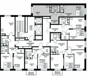 Apartment Sale, 40.2 sq. m. at Tsvetochnye Poliany, kvartal № 23, Filimonkovskoye Municipal Formation, Moscow, Russia #3
