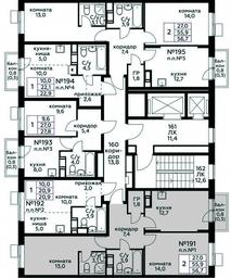 1-BD Apartment Sale, 56.7平方米 at Tsvetochnye Poliany, kvartal № 23, Filimonkovskoye Municipal Formation, Moscow, Russia #3 1-BD Apartment Sale, 56.7平方米 at Tsvetochnye Poliany, kvartal № 23, Filimonkovskoye Municipal Formation, Moscow, Russia #3
