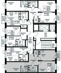 1-BD Apartment Sale, 56.7平方米 at Tsvetochnye Poliany, kvartal № 23, Filimonkovskoye Municipal Formation, Moscow, Russia #3 1-BD Apartment Sale, 56.7平方米 at Tsvetochnye Poliany, kvartal № 23, Filimonkovskoye Municipal Formation, Moscow, Russia #3