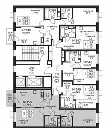 Продажа 1-комн. квартиры, 56,7 м² в ЖК «Цветочные Поляны», квартал № 23, поселение Филимонковское, Москва, Россия #3