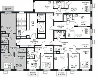 1-BD Apartment Sale, 57.7平方米 at Tsvetochnye Poliany, kvartal № 23, Filimonkovskoye Municipal Formation, Moscow, Russia #3 1-BD Apartment Sale, 57.7平方米 at Tsvetochnye Poliany, kvartal № 23, Filimonkovskoye Municipal Formation, Moscow, Russia #3