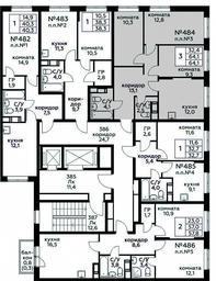 Продажа 2-комн. квартиры, 64,1 м² в ЖК «Цветочные Поляны», квартал № 23, поселение Филимонковское, Москва, Россия #3 Продажа 2-комн. квартиры, 64,1 м² в ЖК «Цветочные Поляны», квартал № 23, поселение Филимонковское, Москва, Россия #3