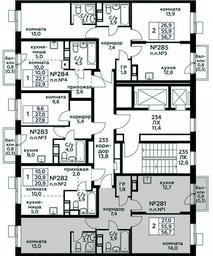 Продажа 1-комн. квартиры, 56,7 м² в ЖК «Цветочные Поляны», квартал № 23, поселение Филимонковское, Москва, Россия #3 Продажа 1-комн. квартиры, 56,7 м² в ЖК «Цветочные Поляны», квартал № 23, поселение Филимонковское, Москва, Россия #3