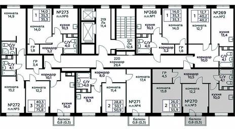Продажа 1-комн. квартиры, 55,9 м² в ЖК «Цветочные Поляны», квартал № 23, поселение Филимонковское, Москва, Россия #4