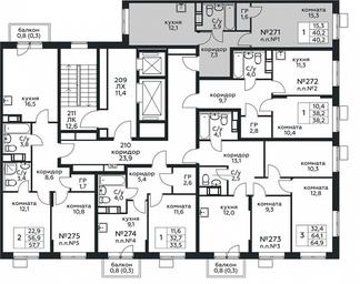 Apartment Sale, 40.2 sq. m. at Tsvetochnye Poliany, kvartal № 23, Filimonkovskoye Municipal Formation, Moscow, Russia #3 Apartment Sale, 40.2 sq. m. at Tsvetochnye Poliany, kvartal № 23, Filimonkovskoye Municipal Formation, Moscow, Russia #3
