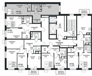 Apartment Sale, 40.2 sq. m. at Tsvetochnye Poliany, kvartal № 23, Filimonkovskoye Municipal Formation, Moscow, Russia #4