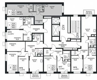 Apartment Sale, 40.2 sq. m. at Tsvetochnye Poliany, kvartal № 23, Filimonkovskoye Municipal Formation, Moscow, Russia #3 Apartment Sale, 40.2 sq. m. at Tsvetochnye Poliany, kvartal № 23, Filimonkovskoye Municipal Formation, Moscow, Russia #3
