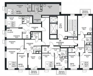 Apartment Sale, 40.2 sq. m. at Tsvetochnye Poliany, kvartal № 23, Filimonkovskoye Municipal Formation, Moscow, Russia #3 Apartment Sale, 40.2 sq. m. at Tsvetochnye Poliany, kvartal № 23, Filimonkovskoye Municipal Formation, Moscow, Russia #3