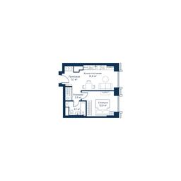 1-BD Apartment Sale, 40.2 sq. m. at City Bay, Volokolamskoye Highway, 95с3, Moscow, Russia #2