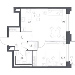 1-BD Apartment Sale, 98.49平方米 at Vereiskaya 41, Vereyskaya Street, 41, Moscow, Russia #3 1-BD Apartment Sale, 98.49平方米 at Vereiskaya 41, Vereyskaya Street, 41, Moscow, Russia #3