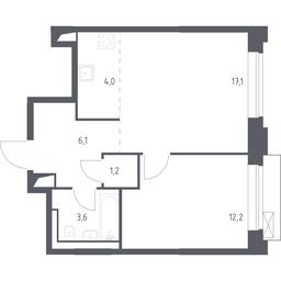 1-BD Apartment Sale, 98.49平方米 at Vereiskaya 41, Vereyskaya Street, 41, Moscow, Russia #2 1-BD Apartment Sale, 98.49平方米 at Vereiskaya 41, Vereyskaya Street, 41, Moscow, Russia #2