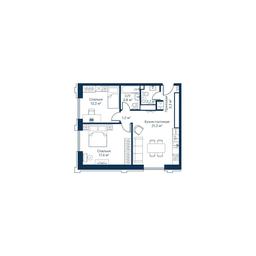 2-BD Apartment Sale, 62.7 sq. m. at City Bay, Volokolamskoye Highway, 95с3, Moscow, Russia #2