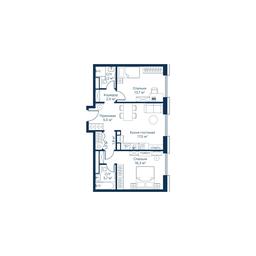 2-BD Apartment Sale, 64.7平方米 at City Bay, Volokolamskoye Highway, 95с3, Moscow, Russia #2 2-BD Apartment Sale, 64.7平方米 at City Bay, Volokolamskoye Highway, 95с3, Moscow, Russia #2