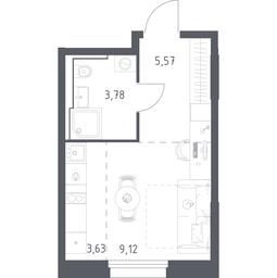 Apartment Sale, 22.1 sq. m. at Kvartal Strogino, zhiloy kompleks Kvartal Strogino, Krasnogorsk, Moscow Region, Russia #2