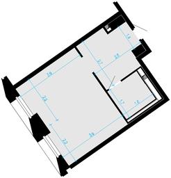 1-BD Apartment Sale, 27.3平方米 at Novaya Zvezda, Bachurinskaya ulitsa, 11, Settlement of Kommunarka, Moscow, Russia #2