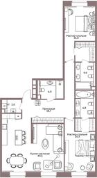 3-BD Apartment Sale, 122.8 sq. m. at Legacy, Michurinsky Avenue, 30А, Moscow, Russia #3 3-BD Apartment Sale, 122.8 sq. m. at Legacy, Michurinsky Avenue, 30А, Moscow, Russia #3