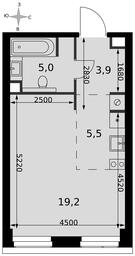 Apartment Sale, 33.6 sq. m. at Amber City, 3rd Khoroshyovsky Drive, 3А, Moscow, Russia #4