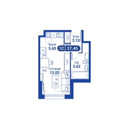 1-BD Apartment Sale, 78.9 sq. m. at iLove, улица Бочкова, 11А, Москва, Россия #3 1-BD Apartment Sale, 78.9 sq. m. at iLove, улица Бочкова, 11А, Москва, Россия #3