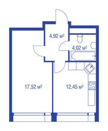 2-BD Apartment Sale, 81.7 sq. m. at iLove, улица Бочкова, 11А, Москва, Россия #2