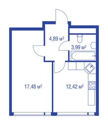 2-BD Apartment Sale, 81.7 sq. m. at iLove, улица Бочкова, 11А, Москва, Россия #2