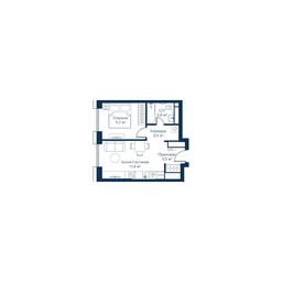 1-BD Apartment Sale, 39.8 sq. m. at City Bay, Volokolamskoye Highway, 95с3, Moscow, Russia #2 1-BD Apartment Sale, 39.8 sq. m. at City Bay, Volokolamskoye Highway, 95с3, Moscow, Russia #2