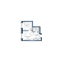 1-BD Apartment Sale, 39.8 sq. m. at City Bay, Volokolamskoye Highway, 95с3, Moscow, Russia #2 1-BD Apartment Sale, 39.8 sq. m. at City Bay, Volokolamskoye Highway, 95с3, Moscow, Russia #2