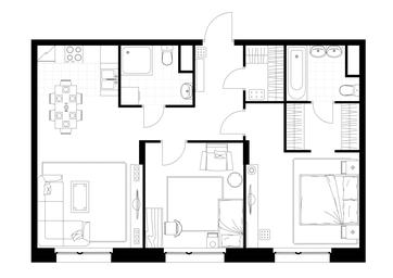2-BD Apartment Sale, 68.7 sq. m. at Rezidentsii Skolkovo, Kashtanovaya ulitsa, 1, rabochiy posyolok Zarechye, Odintsovskiy City District, Moscow Region, Russia #2 2-BD Apartment Sale, 68.7 sq. m. at Rezidentsii Skolkovo, Kashtanovaya ulitsa, 1, rabochiy posyolok Zarechye, Odintsovskiy City District, Moscow Region, Russia #2