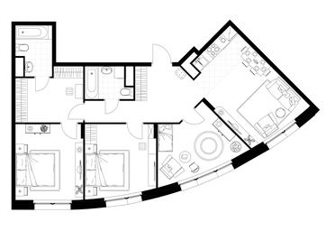 3-BD Apartment Sale, 83.7平方米 at Rezidentsii Skolkovo, Kashtanovaya ulitsa, 1, rabochiy posyolok Zarechye, Odintsovskiy City District, Moscow Region, Russia #2 3-BD Apartment Sale, 83.7平方米 at Rezidentsii Skolkovo, Kashtanovaya ulitsa, 1, rabochiy posyolok Zarechye, Odintsovskiy City District, Moscow Region, Russia #2
