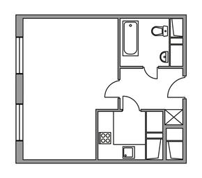 Apartment Sale, 29.7平方米 at Innovatsiya, bulvar Eynshteyna, 1, Urban-Type Settlement of Novoivanovskoe, Odintsovskiy City District, Moscow Region, Russia #3 Apartment Sale, 29.7平方米 at Innovatsiya, bulvar Eynshteyna, 1, Urban-Type Settlement of Novoivanovskoe, Odintsovskiy City District, Moscow Region, Russia #3