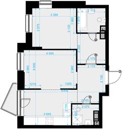 2-BD Apartment Sale, 50.8 sq. m. at Crystal, Generala Glagoleva Street, 16с1, Moscow, Russia #2 2-BD Apartment Sale, 50.8 sq. m. at Crystal, Generala Glagoleva Street, 16с1, Moscow, Russia #2