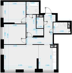 2-BD Apartment Sale, 87 sq. m. at Crystal, Generala Glagoleva Street, 16с1, Moscow, Russia #3 2-BD Apartment Sale, 87 sq. m. at Crystal, Generala Glagoleva Street, 16с1, Moscow, Russia #3