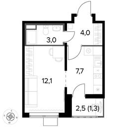 Apartment Sale, 28 sq. m. at Pervyi Lermontovskiy, zhiloy kompleks 1-y Lermontovskiy, Lyubertsy, Moscow Region, Russia #3 Apartment Sale, 28 sq. m. at Pervyi Lermontovskiy, zhiloy kompleks 1-y Lermontovskiy, Lyubertsy, Moscow Region, Russia #3