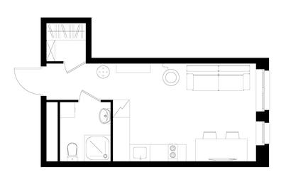 Apartment Sale, 26.4 sq. m. at Pervyi Moskovskiy, ulitsa Bianki, 1, Moskovskiy, Moscow, Russia #2