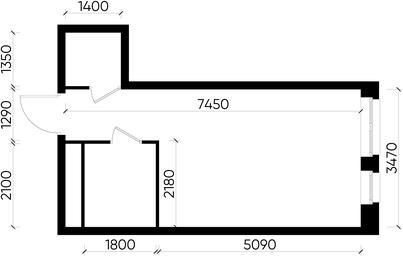 Apartment Sale, 26.4 sq. m. at Pervyi Moskovskiy, ulitsa Bianki, 1, Moskovskiy, Moscow, Russia #3