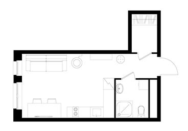 Apartment Sale, 27.8 sq. m. at Pervyi Moskovskiy, ulitsa Bianki, 1, Moskovskiy, Moscow, Russia #4