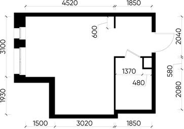 Apartment Sale, 28.3 sq. m. at Pervyi Moskovskiy, ulitsa Bianki, 1, Moskovskiy, Moscow, Russia #3