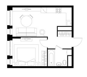 Apartment Sale, 39.1 sq. m. at Pervyi Moskovskiy, ulitsa Bianki, 1, Moskovskiy, Moscow, Russia #4