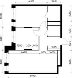 2-BD Apartment Sale, 60.4平方米 at Pervyi Moskovskiy, ulitsa Bianki, 1, Moskovskiy, Moscow, Russia #3