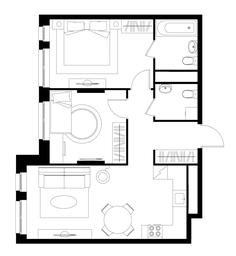 2-BD Apartment Sale, 60.4 sq. m. at Pervyi Moskovskiy, ulitsa Bianki, 1, Moskovskiy, Moscow, Russia #2 2-BD Apartment Sale, 60.4 sq. m. at Pervyi Moskovskiy, ulitsa Bianki, 1, Moskovskiy, Moscow, Russia #2