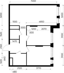 2-BD Apartment Sale, 61.2平方米 at Pervyi Moskovskiy, ulitsa Bianki, 1, Moskovskiy, Moscow, Russia #3 2-BD Apartment Sale, 61.2平方米 at Pervyi Moskovskiy, ulitsa Bianki, 1, Moskovskiy, Moscow, Russia #3