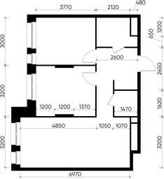2-BD Apartment Sale, 60.7 sq. m. at Pervyi Moskovskiy, ulitsa Bianki, 1, Moskovskiy, Moscow, Russia #3