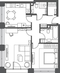 Apartment Sale, 41.3 sq. m. at AFI Park Voroncovskiy, Akademika Chelomeya Street, 7Ас2, Moscow, Russia #4
