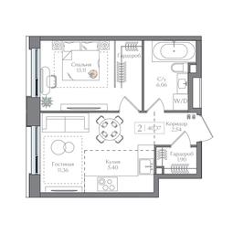 1-BD Apartment Sale, 40.37 sq. m. at Preobrazhenskaya ploschad, 1st Bukhvostova Street, Moscow, Russia #2 1-BD Apartment Sale, 40.37 sq. m. at Preobrazhenskaya ploschad, 1st Bukhvostova Street, Moscow, Russia #2