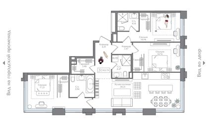 3-BD Apartment Sale, 103.79 sq. m. at Preobrazhenskaya ploschad, 1st Bukhvostova Street, Moscow, Russia #3 3-BD Apartment Sale, 103.79 sq. m. at Preobrazhenskaya ploschad, 1st Bukhvostova Street, Moscow, Russia #3